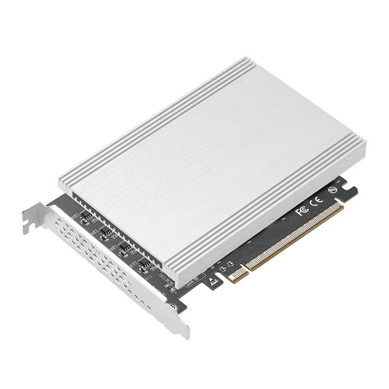 ʰ PCI-Express PCI-E x16 M.2 SSD Ʈѷ  ī 4Ʈ